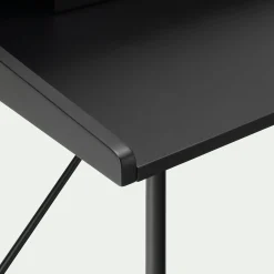 alinea Bureau*Bureau en bois L120cm - Noir
