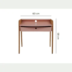 alinea Bureau Enfant|Armoire Enfant*Bureau enfant en acacia - Rose