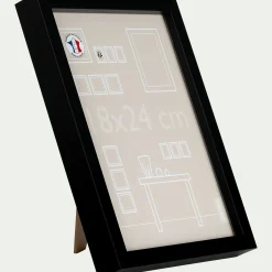 alinea Cadre Photo*Cadre photo en bois 18x24cm - Noir