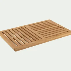 alinea Tapis De Bain|Accessoire De Salle De Bain*Caillebotis de douche en bambou 56x36cm - Naturel