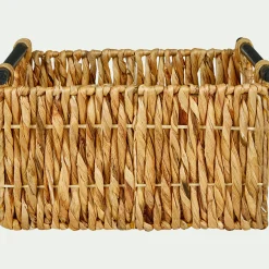 alinea Accessoire De Salle De Bain|Panier*Caisse en jonc de mer tressé H21xL36cm - Naturel