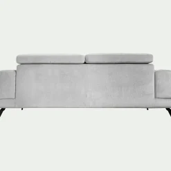 alinea Canapé 4 Places*Canapé 4 places avance recule en tissu doux - Gris