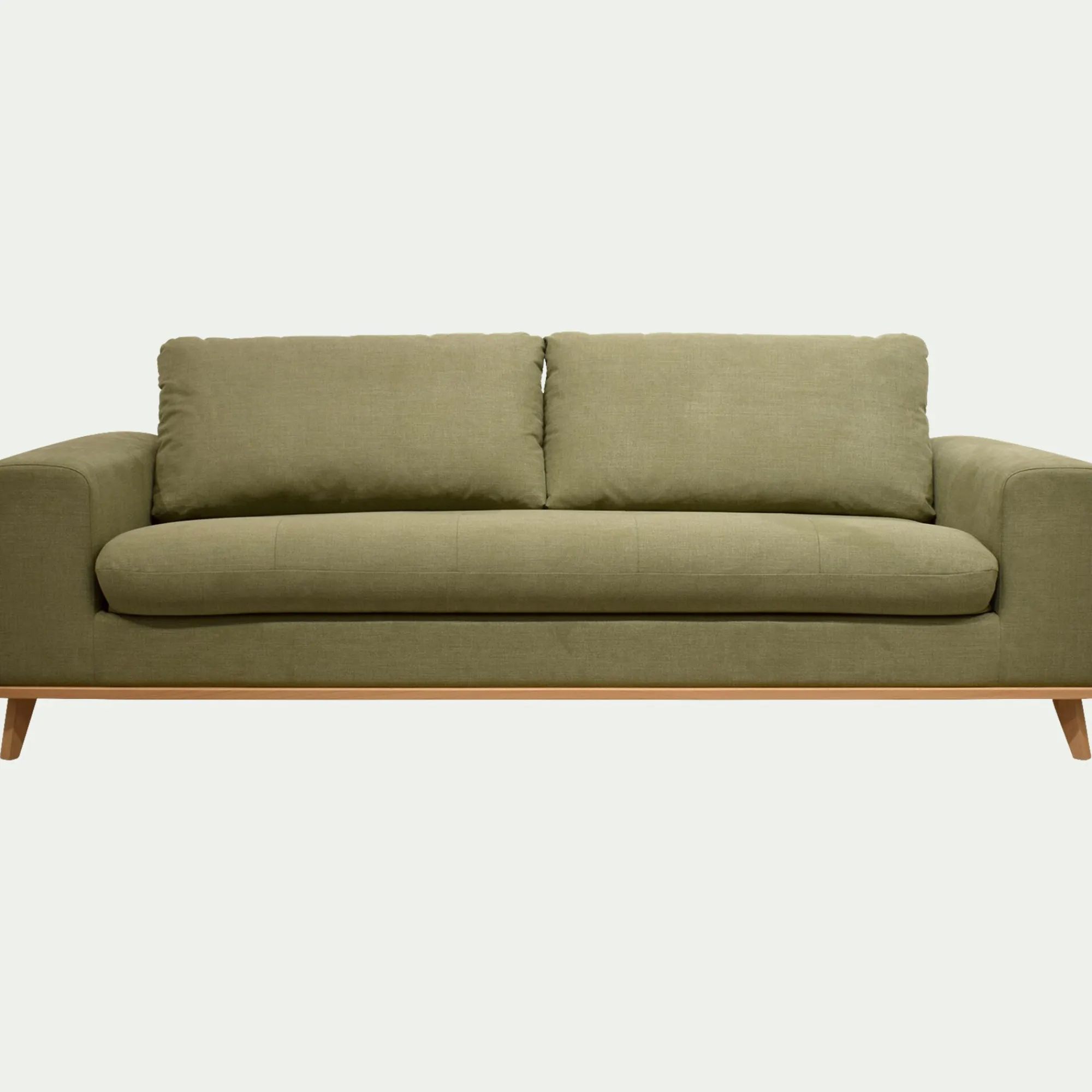 alinea Canapé 4 Places*Canapé 4 places conible en tissu Cosmo - kaki Vert