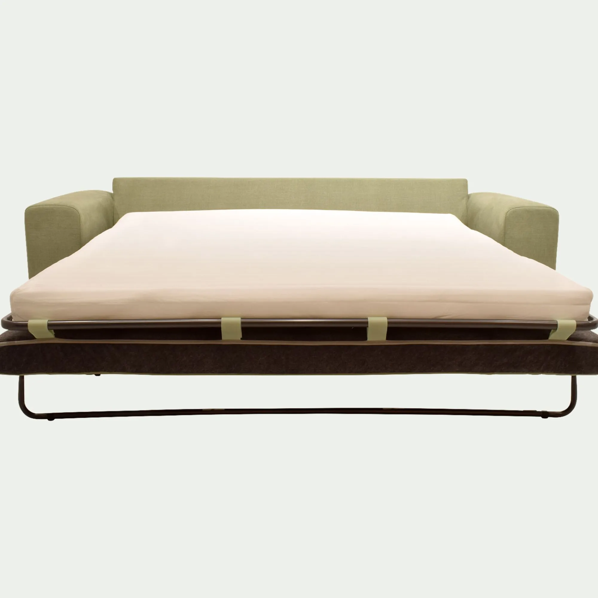 alinea Canapé 4 Places*Canapé 4 places conible en tissu Cosmo - kaki Vert