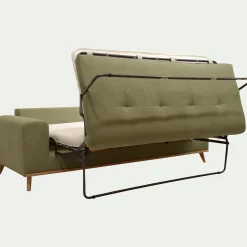 alinea Canapé 4 Places*Canapé 4 places conible en tissu Cosmo - kaki Vert