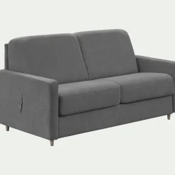 alinea Canapé 4 Places*Canapé 4 places convertible en tissu Stella densité 25kg/m3 - Gris restanque