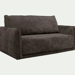 alinea Canapé 3 Places*Canapé 3 places convertible en tissu Eden - Marron