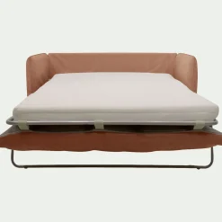 alinea Canapé En Tissu|Canapé 2 Places*Canapé 2 places convertible en tissu wind - terracotta Marron
