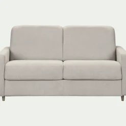 alinea Canapé 4 Places*Canapé 4 places convertible en tissu Stella densité 25kg/m3 - Beige roucas