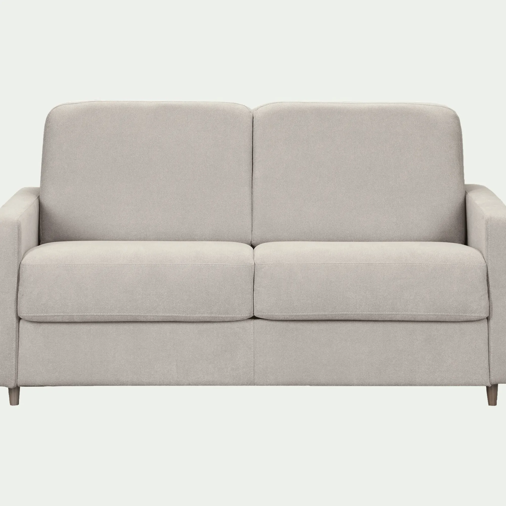 alinea Canapé 4 Places*Canapé 4 places convertible en tissu Stella densité 25kg/m3 - Beige roucas