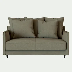 alinea Canapé 2 Places*Canapé 2 places conible matelas Bultex tissu mixte - cedre Vert