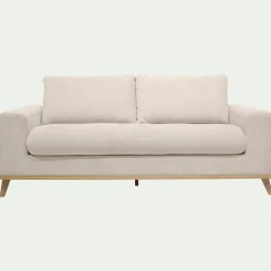 alinea Canapé 3 Places*Canapé 3 places convertible en tissu Storm - roucas Beige
