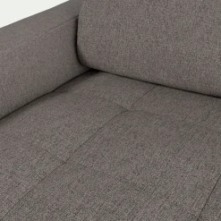 alinea Canapé 3 Places|Canapé Convertible*Canapé 3 places convertible en tissu pop avec matelas Bultex et accoudoirs 20cm - taupe Gris