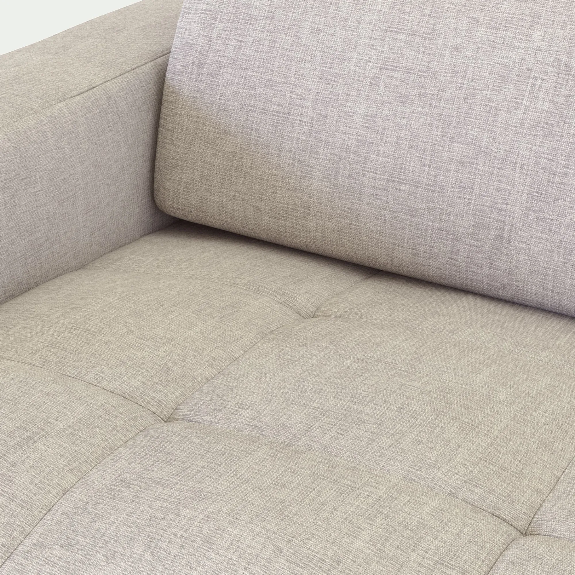 alinea Canapé 2 Places|Canapé Convertible*Canapé 2 places convertible en tissu monclar avec accoudoirs 15cm - roucas Beige