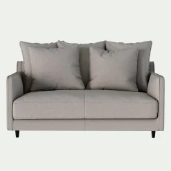 alinea Canapé En Tissu|Canapé 2 Places*Canapé 2 places convertible en tissu - borie Gris