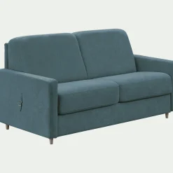 alinea Canapé 3 Places*Canapé 3 places convertible en tissu Stella densité 25kg/m3 - Bleu