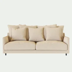 alinea Canapé 4 Places*Canapé 4 places convertible en tissu - roucas Beige