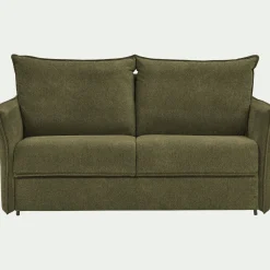 alinea Canapé 3 Places|Canapé Convertible*Canapé 3 places conible avec matelas en tissu densité 35kg/m3 - cèdre Vert