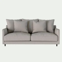 alinea Canapé 3 Places*Canapé 3 places convertible en tissu - borie Gris
