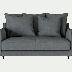 alinea Canapé 2 Places*Canapé 2 places convertible tissu mixte - ardoise Gris