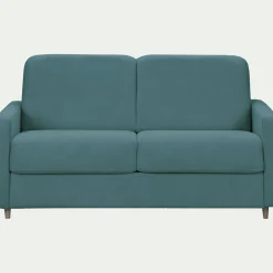 alinea Canapé 3 Places*Canapé 3 places convertible en tissu Sogno densité 35kg/m3 - Bleu