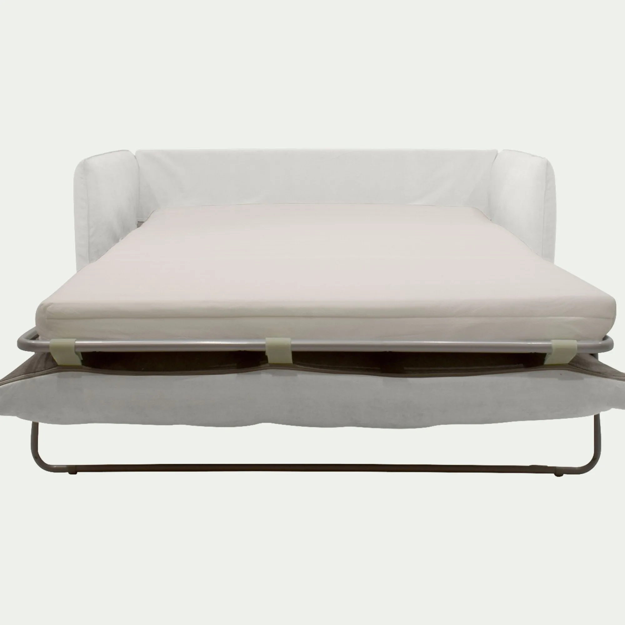 alinea Canapé 2 Places*Canapé 2 places convertible en tissu wind - écru Blanc