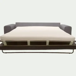 alinea Canapé En Tissu|Canapé 4 Places*Canapé 4 places convertible en tissu Crown - Gris restanque