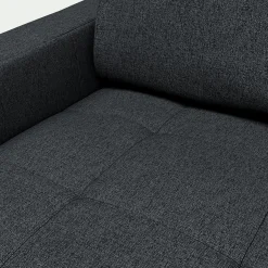 alinea Canapé 2 Places*Canapé 2 places convertible en tissu pop avec accoudoirs 15cm - anthracite Gris