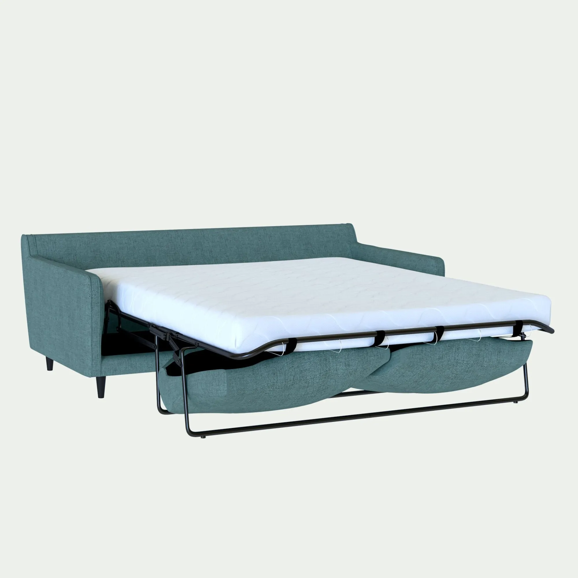 alinea Canapé Convertible|Canapé Droit*Canapé 3 places convertible en tissu - niolon Bleu