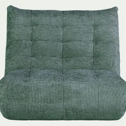 alinea Canapé 2 Places*Canapé 2 places fiixe en tissu chenille - Bleu calaluna