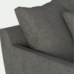 alinea Canapé 6 Places Et Plus*Canapé 6 places fixe en tissu joint - restanque Gris