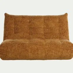 alinea Canapé 3 Places*Canapé 3 places fixe en tissu chenille - argan Jaune