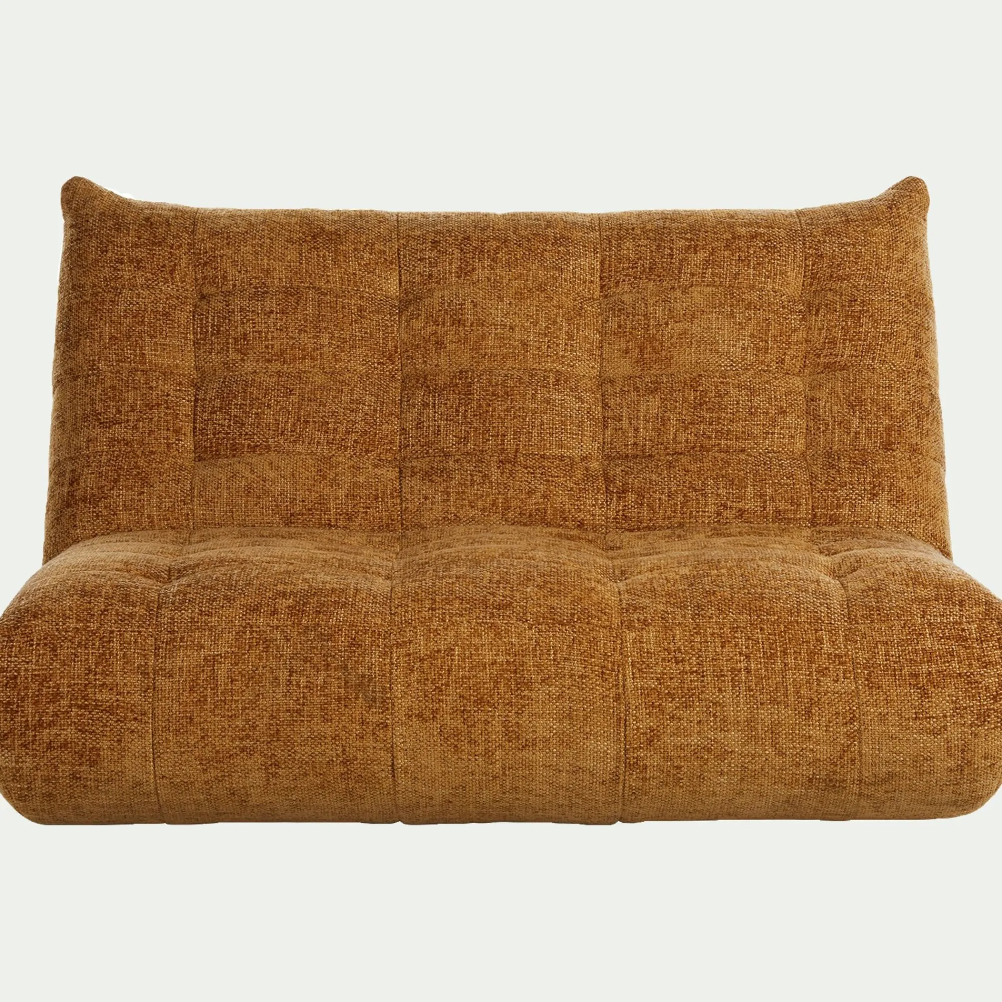 alinea Canapé 3 Places*Canapé 3 places fixe en tissu chenille - argan Jaune