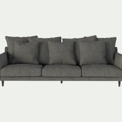 alinea Canapé 5 Places*Canapé 5 places fixe en tissu - restanque Gris