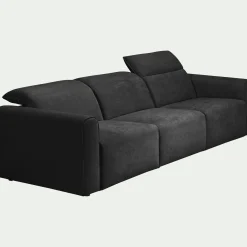 alinea Canapé 5 Places*Canapé 5 places fixe en tissu - anthracite Gris