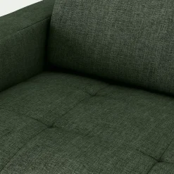 alinea Canapé 2 Places|Canapé En Tissu*Canapé 2 places fixe en tissu monclar avec accoudoirs 20cm - Vert cèdre