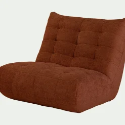alinea Canapé 2 Places|Canapé Modulable*Canapé 2 places fixe en tissu chenille - brun rustrel Marron