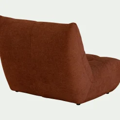 alinea Canapé 2 Places|Canapé Modulable*Canapé 2 places fixe en tissu chenille - brun rustrel Marron