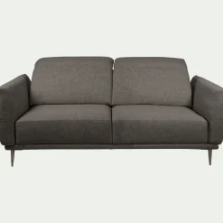 alinea Canapé 3 Places*Canapé 3 places fixe en tissu avec fonction avance-recul - Gris restanque
