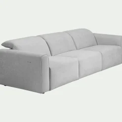 alinea Canapé 5 Places*Canapé 5 places relax gauche en tissu - Gris borie
