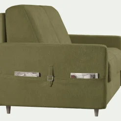 alinea Canapé D'Angle*Canapé d'angle réversible conible en tissu Sogno matelas densité 35kg/m3 - cèdre Vert
