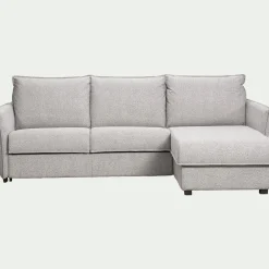 alinea Canapé Convertible|Canapé D'Angle*Canapé d'angle réversible convertible en tissu Sogno avec matelas densité 35kg/m3 - borie Gris