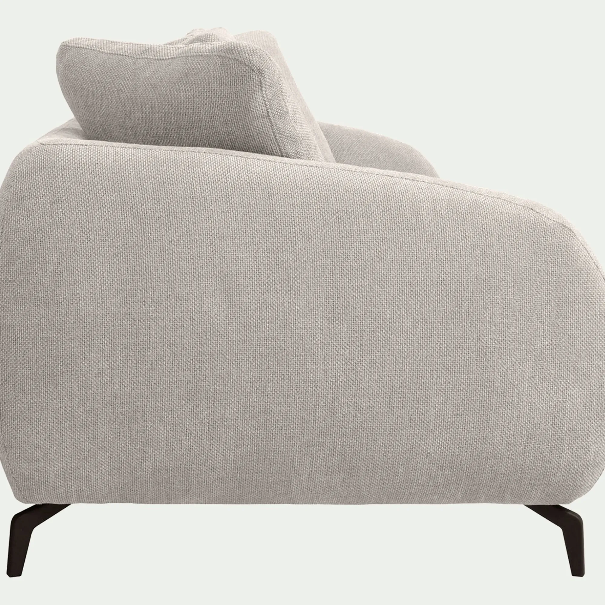 alinea Canapé 3 Places*Canapé fixe 3 places en tissu tramé - roucas Beige