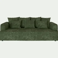 alinea Canapé 4 Places*Canapé fixe 4 places en tissu - Vert cèdre