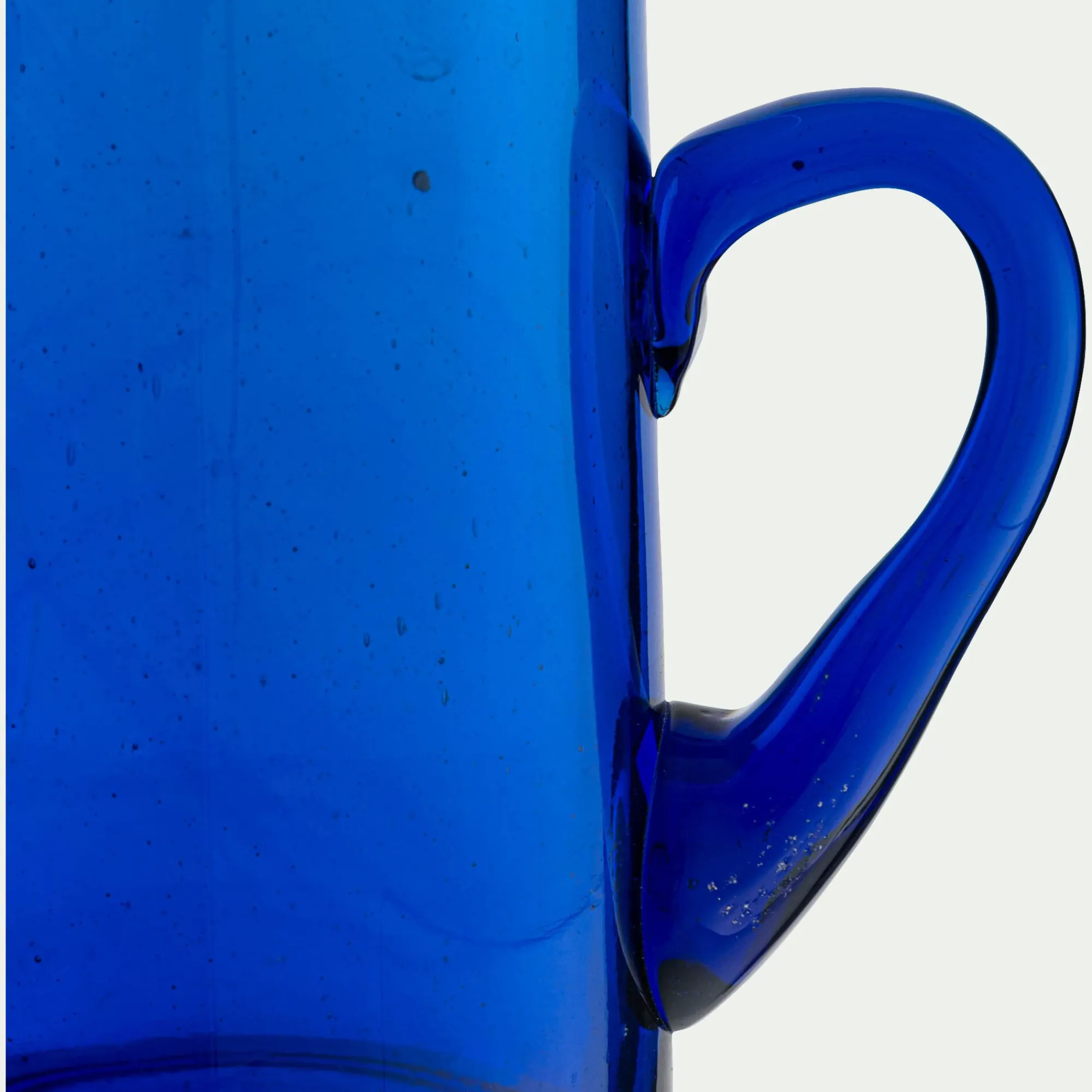 alinea Pichet, Bouteille En Verre Et Carafe*Carafe avec anse en verre recyclé 1,1L - Bleu