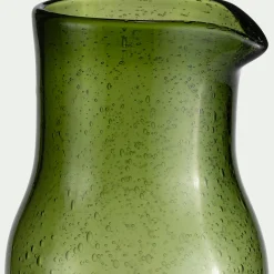 alinea Pichet, Bouteille En Verre Et Carafe|Verre Et Carafe De Noël*Carafe en verre bullé 83cl - avocado Vert
