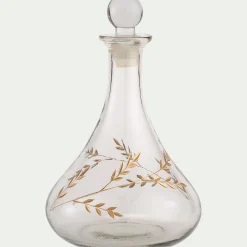 alinea Pichet, Bouteille En Verre Et Carafe|Verre Et Carafe De Noël*Carafe en verre gravé 90cl - Transparent