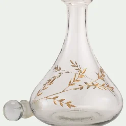 alinea Pichet, Bouteille En Verre Et Carafe|Verre Et Carafe De Noël*Carafe en verre gravé 90cl - Transparent