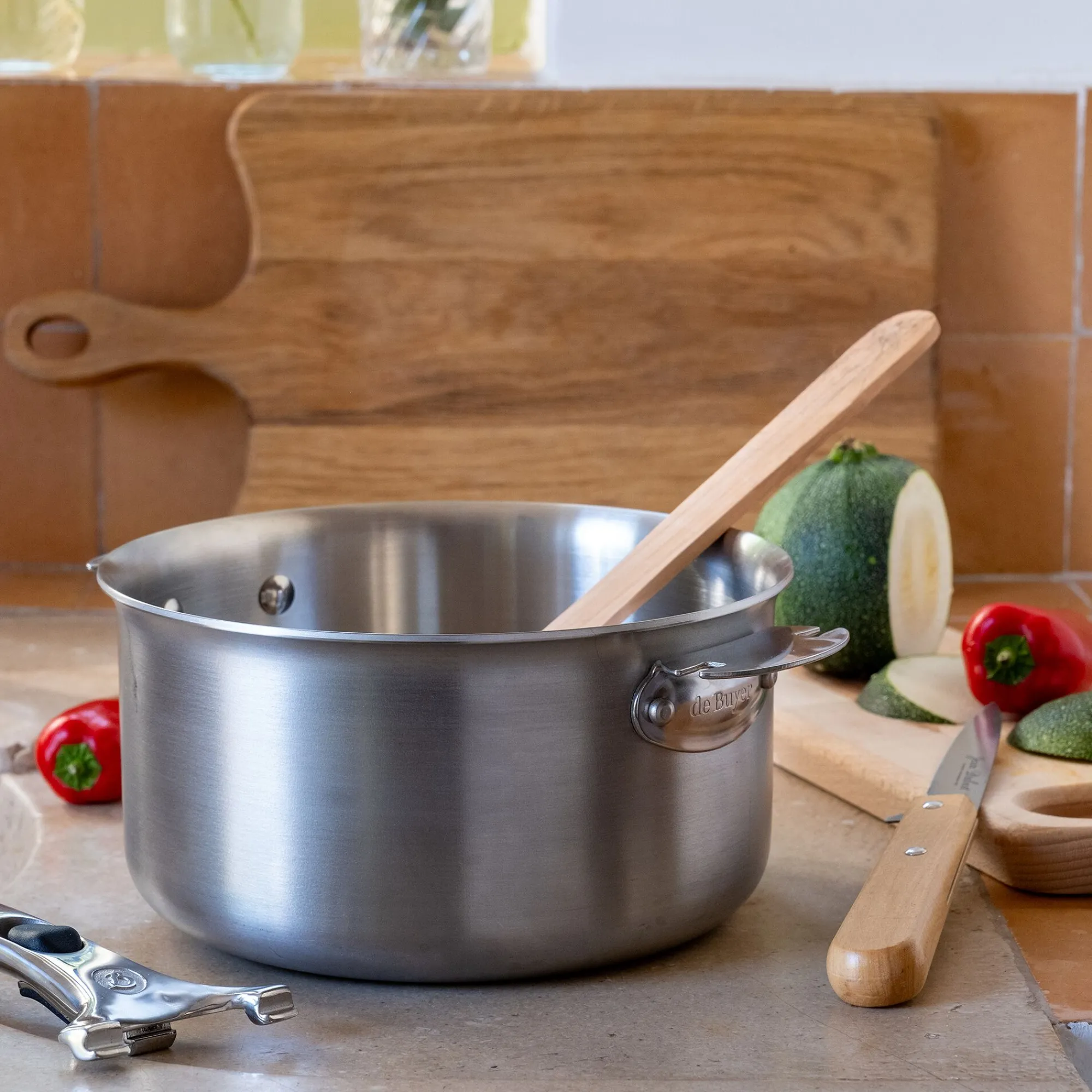 alinea Casserole, Poêle Et Sauteuse*Casserole en inox De Buyer D18cm - métallisé Gris