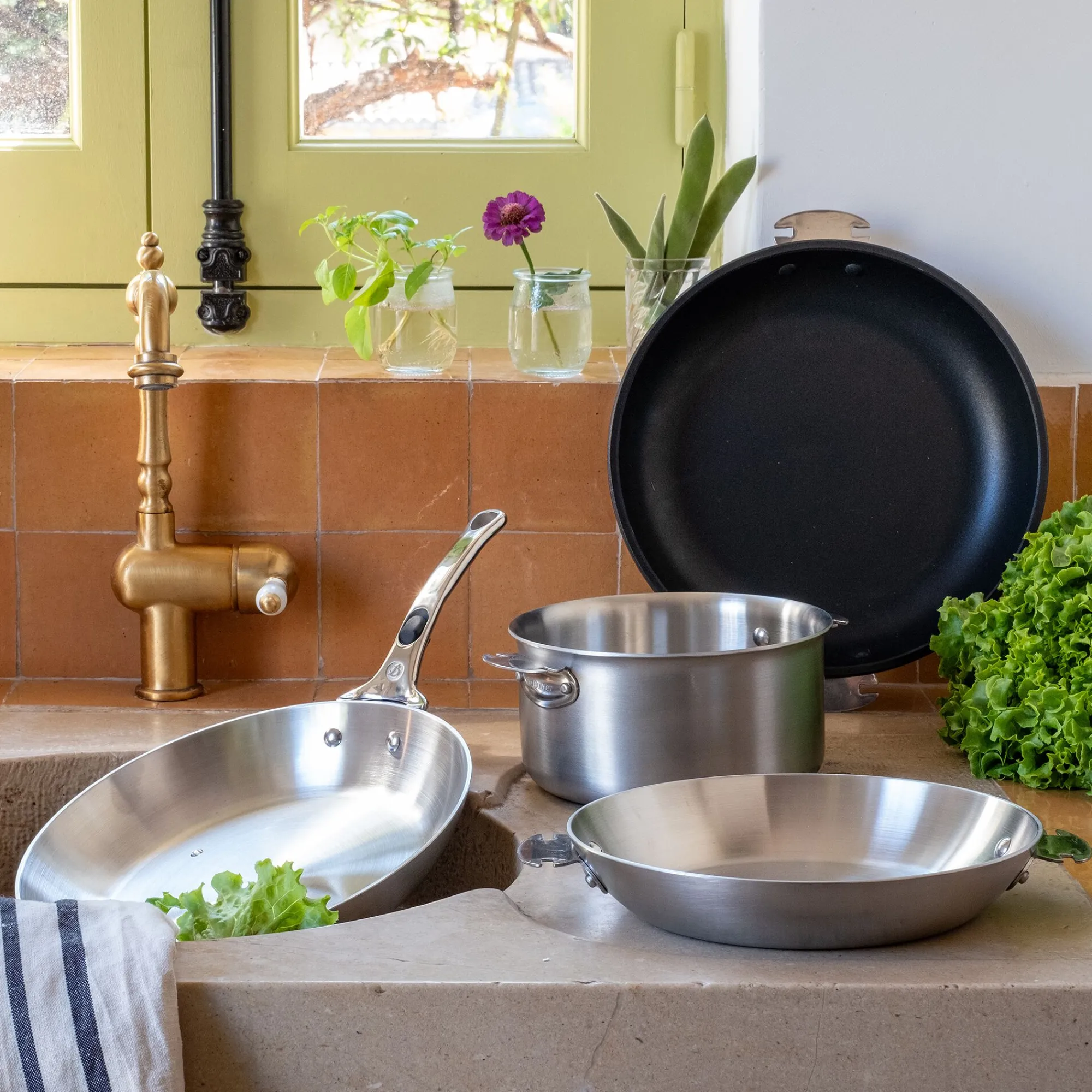 alinea Casserole, Poêle Et Sauteuse*Casserole en inox De Buyer D18cm - métallisé Gris